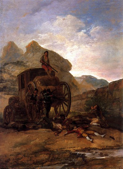 Assalto di ladri da Francisco de Goya